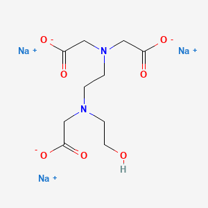 molecular formula C10H15N2Na3O7 B7802412 Trisodium HEDTA CAS No. 7578-42-9