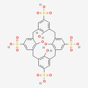 25,26,27,28-Tetrahydroxypentacyclo[19.3.1.1~3,7~.1~9,13~.1~15,19~]octacosa-1(25),3(28),4,6,9(27),10,12,15(26),16,18,21,23-Dodecaene-5,11,17,23-Tetrasulfonic Acid