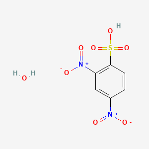 molecular formula C6H6N2O8S B7802421 2,4-Dinitrobenzenesulfonic acid hydrate CAS No. 698999-22-3