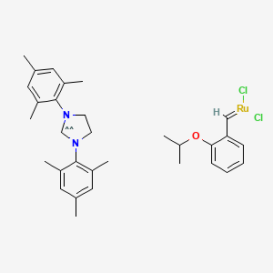 molecular formula C31H38Cl2N2ORu B7802434 CID 11606976 