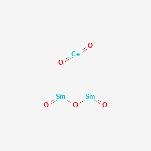 molecular formula CeO5Sm2 B7802435 Cerium(IV) oxide-samaria doped 