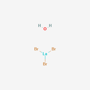 molecular formula Br3H2LaO B7802471 Lanthanum (III) bromide hydrate 