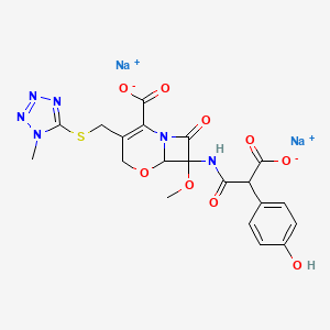 molecular formula C20H18N6Na2O9S B7802563 拉氧头孢钠 