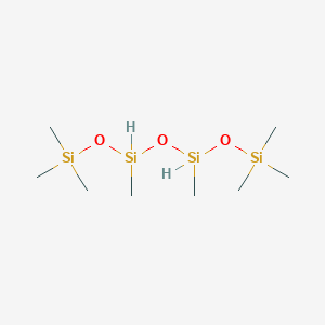 molecular formula C8H26O3Si4 B7802595 Trimethyl-[methyl-[methyl(trimethylsilyloxy)silyl]oxysilyl]oxysilane 
