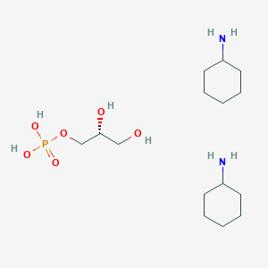 molecular formula C15H35N2O6P B7802622 sn-Glycerol 3-phosphate bis(cyclohexylammonium) salt 
