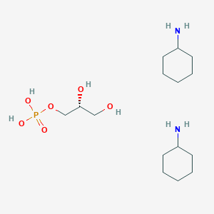 molecular formula C15H35N2O6P B7802622 sn-甘油 3-磷酸双（环己铵）盐 