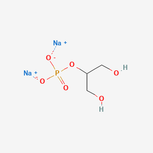 molecular formula C3H7Na2O6P B7802628 disodium;1,3-dihydroxypropan-2-yl phosphate 