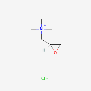 molecular formula C6H14NOCl<br>C6H14ClNO B7802640 2,3-Epoxypropyltrimethylammonium chloride CAS No. 51838-31-4