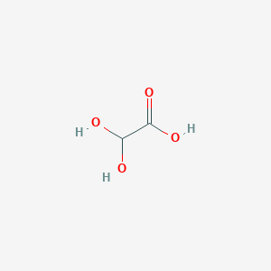 molecular formula C2H4O4 B7802653 2,2-dihydroxyacetic Acid 