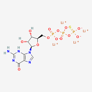 molecular formula C10H12Li4N5O13P3S B7802671 CID 16219452 
