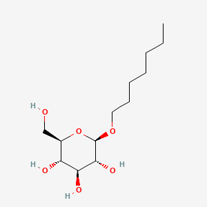 molecular formula C13H26O6 B7802708 Heptyl-beta-D-glucopyranoside CAS No. 128052-80-2