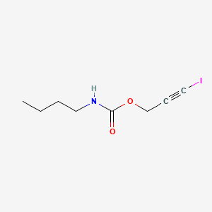 molecular formula C8H12INO2 B7802712 3-碘代-2-炔丙基丁基氨基甲酸酯 CAS No. 85045-09-6
