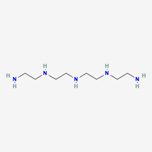 molecular formula C8H23N5<br>C8H23N5<br>(NH2CH2CH2NHCH2CH2)2NH B7802948 Tetraethylenepentamine CAS No. 27233-92-7