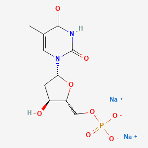 molecular formula C10H13N2Na2O8P B7802969 5'-Thymidylic acid, disodium salt CAS No. 75652-49-2