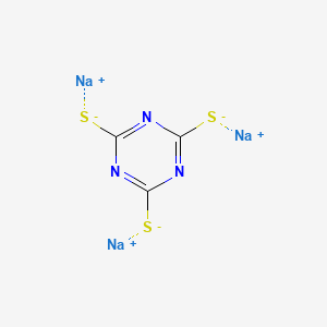 molecular formula C3N3Na3S3 B7802986 Trisodium;1,3,5-triazine-2,4,6-trithiolate 