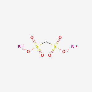 molecular formula CH2K2O6S2 B7803046 二甲磺酸二钾 