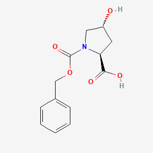 molecular formula C13H15NO5 B7803098 (4r)-1-[(Benzyloxy)carbonyl]-4-hydroxy-l-proline 