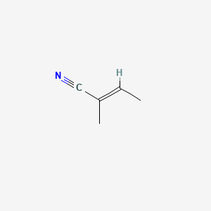 molecular formula C5H7N B7803206 (E)-2-Methyl-2-butenenitrile CAS No. 30574-97-1