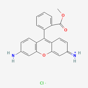 molecular formula C21H17ClN2O3 B7803343 Rhodamine 123 