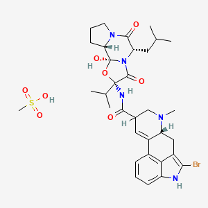 molecular formula C33H44BrN5O8S B7803362 2-溴-α-麦角隐亭甲磺酸盐 