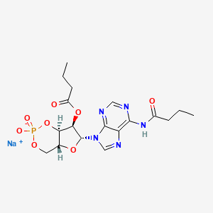 molecular formula C18H23N5NaO8P B7803390 CID 167813 