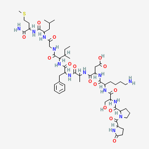 molecular formula C54H85N13O15S B7803417 Eledoisin Acetate 