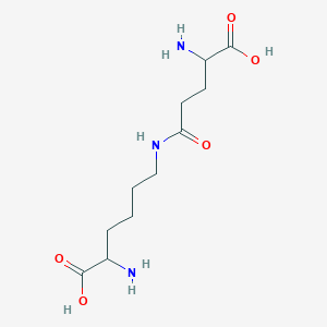 molecular formula C11H21N3O5 B7803435 gamma-Glu-epsilon-Lys 