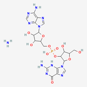 molecular formula C20H28N11O11P B7803453 CID 16219454 