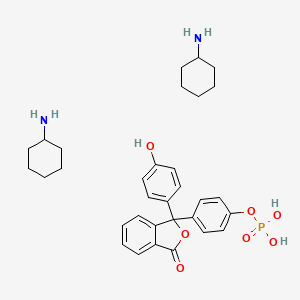 molecular formula C32H41N2O7P B7803604 Phenolphthalein monophosphate dicyclohexylammonium salt 