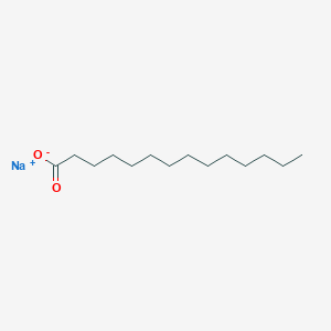 molecular formula C14H27NaO2 B7803626 sodium;tetradecanoate 