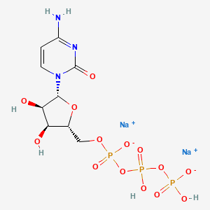 molecular formula C9H14N3Na2O14P3 B7803715 Cytidine-5'-triphosphate disodium salt 