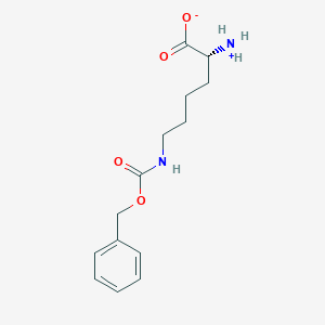 (2R)-2-azaniumyl-6-(phenylmethoxycarbonylamino)hexanoate