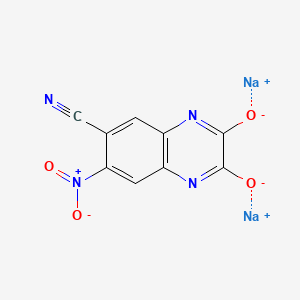 molecular formula C9H2N4Na2O4 B7803732 CNQX disodium 
