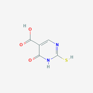 molecular formula C5H4N2O3S B7803745 6-oxo-2-sulfanyl-1H-pyrimidine-5-carboxylic acid 