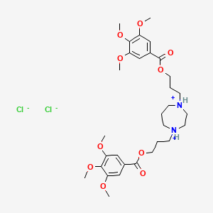 molecular formula C31H46Cl2N2O10 B7803765 Dilazep dihydrochloride 