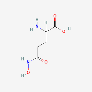 molecular formula C5H10N2O4 B7803813 2-Amino-5-(hydroxyamino)-5-oxopentanoic acid 