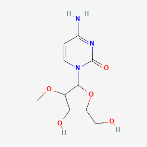 molecular formula C10H15N3O5 B7803951 4-Amino-1-[4-hydroxy-5-(hydroxymethyl)-3-methoxyoxolan-2-yl]pyrimidin-2-one CAS No. 35819-07-9