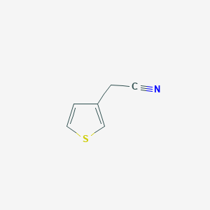 molecular formula C6H5NS B078040 3-噻吩乙腈 CAS No. 13781-53-8