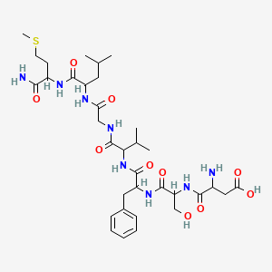 molecular formula C34H54N8O10S B7804007 Neurokinin A (4-10) 