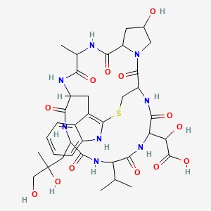 molecular formula C37H50N8O13S B7804080 Phallacidin 