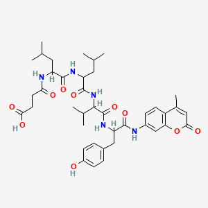 molecular formula C40H53N5O10 B7804111 N-Succinyl-Leu-Leu-Val-Tyr-7-Amido-4-Methylcoumarin, >=90% (HPLC) 