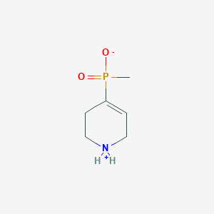 molecular formula C6H12NO2P B7804134 (1,2,5,6-Tetrahydropyridine-4-yl)methylphosphinic acid 