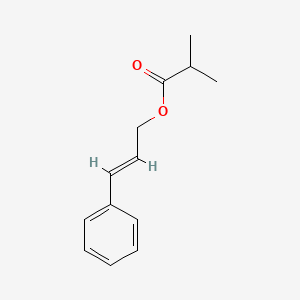 molecular formula C13H16O2 B7804189 Cinnamyl isobutyrate CAS No. 110682-09-2