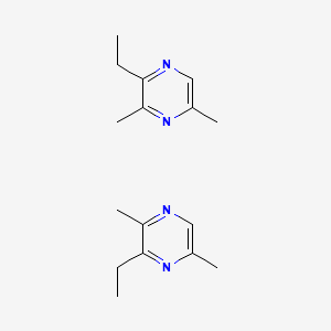 molecular formula C16H24N4 B7804204 2-Ethyl-3,5-dimethylpyrazine;3-ethyl-2,5-dimethylpyrazine 