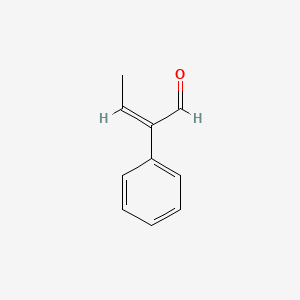 molecular formula C10H10O B7804208 (2Z)-2-Phenyl-2-butenal CAS No. 54075-10-4