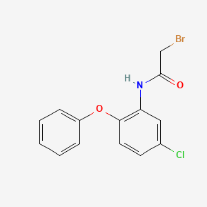 2-bromo-N-(5-chloro-2-phenoxyphenyl)acetamide