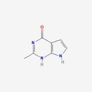 2-methyl-1,7-dihydropyrrolo[2,3-d]pyrimidin-4-one