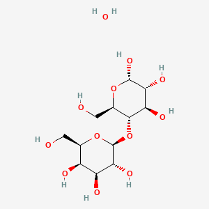 molecular formula C12H22O11.H2O<br>C12H24O12 B7804260 Lactose monohydrate CAS No. 66857-12-3