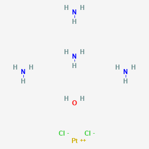 Azane;platinum(2+);dichloride;hydrate