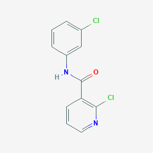 molecular formula C12H8Cl2N2O B7804451 2-氯-N-(3-氯苯基)烟酰胺 